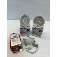 Philips MR16 Bulb 3W Cup Light 5W Yellow 2700K Suitable For Voltage 12V With Lamp Holder Cable _ Qia
