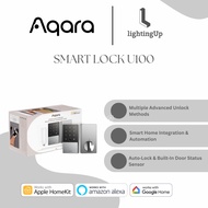 Aqara U100 Smart Lock Kit Smart Deadbolt Fingerprint, Apple Home Keys, NFC & App Control (with Hub)