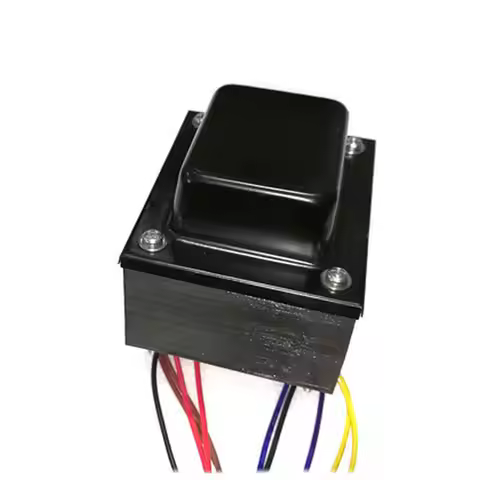 243W EL34/FU19/FU7/6L6 power transformer, output voltage: ①320V-0-320V 0.25A; ②0-6.3V 5A; ③0-6.3V 3A