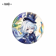[ BADGE ] Furina 4th Anniversary Can Badge - Genshin Impact 3.5cm - Round Badge Size 58mm