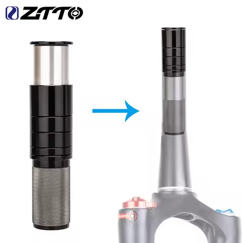ZTTO Bicycle Fork Tube Extend Stem Extender Handlebar Riser Extension Adapter MTB Mountain Road Fold