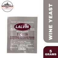 LALVIN Wine Yeast Fermented EC-1118 5 GRAMS Wine Fermentation Yeast Powder