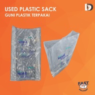 50ps Used Plastic Sack | Recycle Guni Plastik Terpakai | Used PP Plastic Sack | Heavy Duty Up to 25k