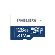 飛利浦 - 128GB 高速U3 Micro SD card 100MB/s A1 V30 Micro SDXC適用於相機攝影文件存儲TF卡記憶卡手機內存卡行車記錄儀無人機運動相機監控鏡頭 - 平行進