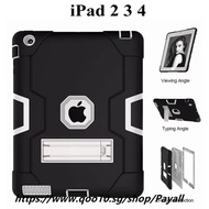 New Armor Case For iPad 2 3 4 Funda  Kids Safe Heavy Duty Silicone Hard Cover For Apple ipad 234 9.7