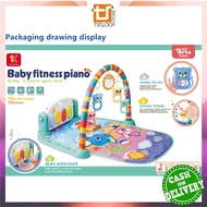 OFM-M15-16 Baby Play Gym Mainan Anak Bayi Rattle & Piano Playmat Matras / Kasur Bayi Playgym Musical