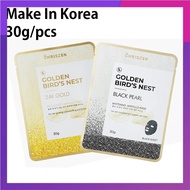 CHRISZEN Golden Bird's Nest Ampoule Mask 30g 24K GOLD Rejuvenate/Black Pearl Whitening Facial Sheet Korea Mask 黄金燕窝面膜30g