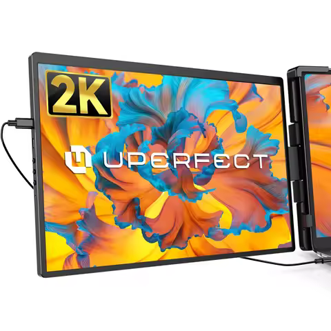 UPERFECT Z 2K 14 Inch Laptop Monitor Extender USB C HDMI Portable Travel Display For PC Mac PS4/5 XB