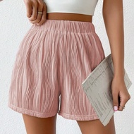 Kathryn Basic Daily Elastic Waist Shorts For Women 13077 Shorts For Women Women Shorts