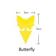 100pcs Insect Sticky Trap Up 10/20/50/100pcs Yellow Sticky Glue paper Insect Trap Catcher Killer Fly