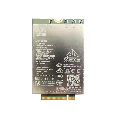 DW5933E Wireless Mobile Modem RMM-G1 LTE Cat19 T700 Sub6 5G WWAN Card For Pro 13 14 16 Plus 2-in-1 P