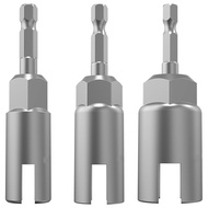 1/4" Wing Nut Drivers Power Wing Nut Drill Bit forPanel Nuts Screws Eye C Hook Bolt