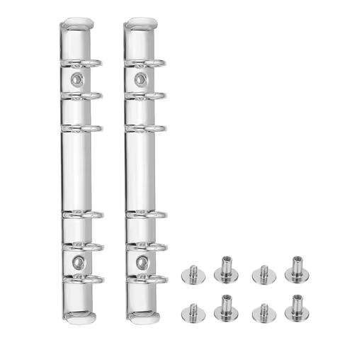 1-6Set A5 A6 6Hole Ring Binder Mechanisms Binder Spines for Binder Planners Notebook Metal Binder Ri