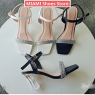 Mika 7cm high heels with luxurious diamond straps, youthful mika 7cm diamond strap high heels