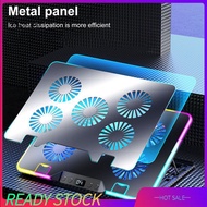 SN Laptop Radiator Cooler Rgb Laptop Cooler Portable Laptop Cooling Stand with Digital Display Adjus