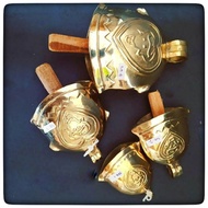 House Bell Gold Cow Bell - No. 1 (7x8) - No. 1 (7x8)