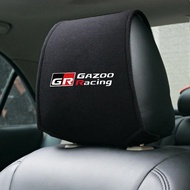 Car Headrest Cover Seat Head Pillow Neck Stying For Toyota GR Sport Gazoo Corolla Rav4 C-HR Camry Tacoma Prius Auto Accessories