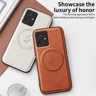 Leather Magnetic Case For Motorola Moto G54 5G G64 5G Wireless Charge Protective Shockproof Covers