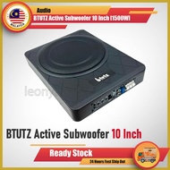 BTUTZ [1500w] Underseat Active Subwoofer 10 Inch