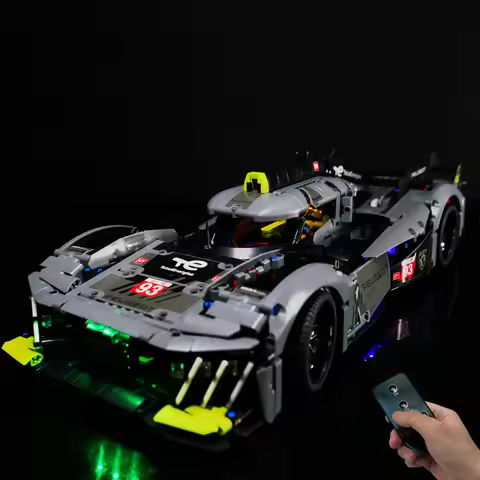 LED Light For 42156 PEUGEOT 9X8 24H Le Mans Hybrid Hypercar Super Car Lamp Building Blocks Bricks (N
