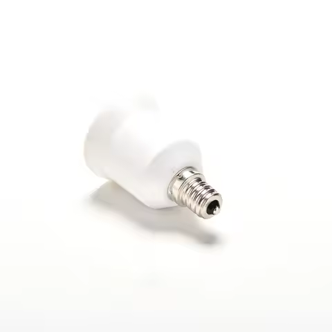 1pcs Bulbs Converter Candelabra Light Base Socket White E12 To E26/E27 Lamp holder high quality new 
