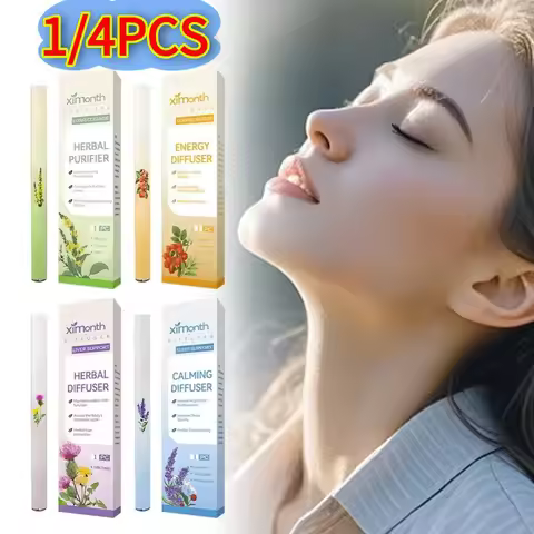 1/4PCS NEW Quitting Smoking Lung Cleansing Nasal Aspirator Improving Sleep Melatonin Diffusion Pen H
