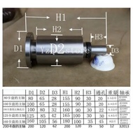 Small lathe spindle high strength lathe head assembly with flange