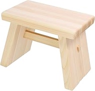 194121 Wooden Bath Chair, Height 9.1 inches (23 cm), Cypress Cypress, Made in Japan