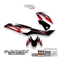 STRIPING STICKER DECAL NMAX OLD 2015-2018 MTF 9 HUNTER STICKER/ YAMAHA N MAX/ N MAX 155/