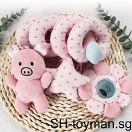 1/2/3 Educational Baby Rattles Mobiles Interactive And Reusable Infant Baby Spiral Plush Toys For Crib Bed