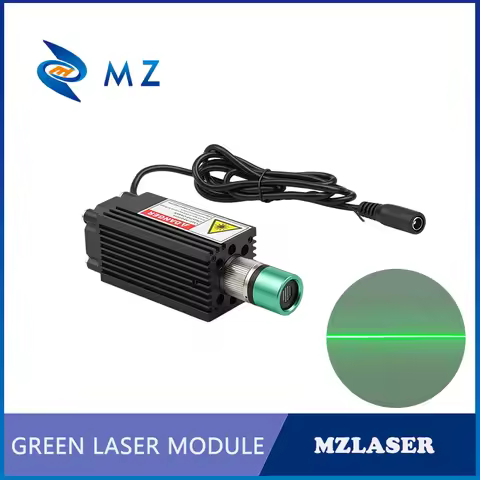 Adjustable Focusing Green Line Laser Module D33x33x75mm 520nm 100mW 200mW 300mW 500mW 1000mW 12V 24V
