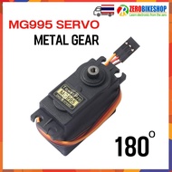 MG995 180° High Speed Torque Metal Gear Servo Motor Set Kit for Smart Car Robot Boat RC Helicopter (