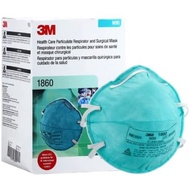 3M 1860 N95 Health Care Particulate Respirator and Surgical Mask