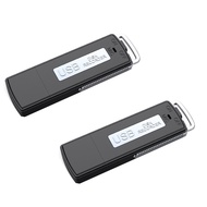 USB Flash Drive Voice Recorder Rechargeable Digital Voice Audio Recorder for PC Meeting Interview Re