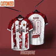 Free Custom Name Number 2024 New Design Jersey Custom Name Bola Futsal Football Jersey Malaysia Jers