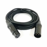 Custom Cable XLR 1m - Balance XLR M to XLR FM Cable