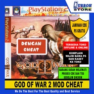 KASET DVD GAME PS2 GOD OF WAR 2 MOD CHEAT