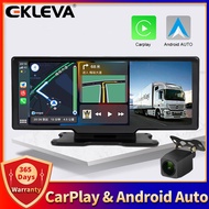 EKLEVA 10.26 Inch 4K Car Rearview Camera Mirror For Auto Driving Recorder 2160P Car DVR Mirror Dash Cam Dual Lens Support Carplay