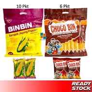 【6pkt / 10pkt】BinBin Keropok Jagung / Choco Bin Chocolate【SNACKHOUSE 99】