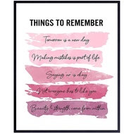 Positive Inspirational Quotes Wall Decor Uplifting Encouragement Gifts For Women, Girls, Teens, Daug