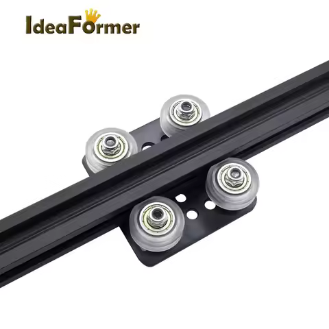1 Set Openbuilds V-slot Gantry Plate T3x65.5x65.5 with Pulley Suites for 20X20 Series V-slot Aluminu