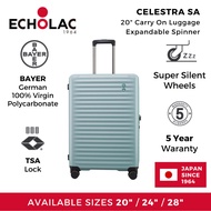 Echolac Celestra SA 20" Carry On Luggage Expandable Spinner