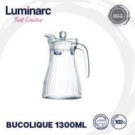 (Local Stock) Luminarc Bucolique Jug 1.3L / Pitcher / Glass Jug / Drinking Jug / Water Jug