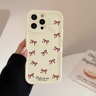 YX43 COVER CASE CASING RED BOW PITA FOR OPPO A1K A3 A3S A5 A5S A7 A8 A9 A11K A12 A15 A15S A15 A16K A