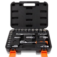 Huafeng Giant Arrow 26-Piece Socket Flying Set 10mm-10/27cm Ratchet Wrench Auto Repair Auto Repair T