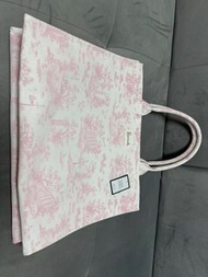 Harrods 粉色托伊勒購物袋