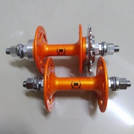 Hub Novatec Fixie Fixed Gear Track Alloy 36H 17T Orange Solid