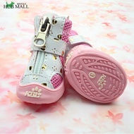 [Xiaohua] Dog Shoes Mesh Breathable Pet Shoes Dog Shoes Puppy Teddy Bichon Dog Shoes Anti-slip Sole 