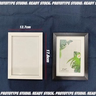 5r Solid Wood Photo Frame With Glass/ Home & Wall Decoration/ Frame Gambar