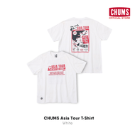 CHUMS Asia Tour T-Shirt / เสื้อยืดคอตตอน100% เสื้อทัวร์เอเชียวงชัมส์ คุณภาพดี ผ้าฝ้าย Cotton 100% ลา